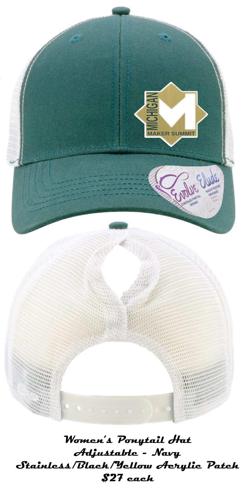 Michigan Makers Summit - Women's Ponytail Hat