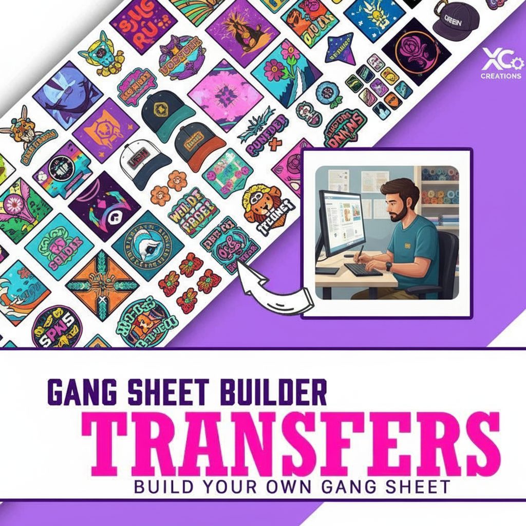 Custom DTF Gang Sheet - Print Your Own Full Color Prints